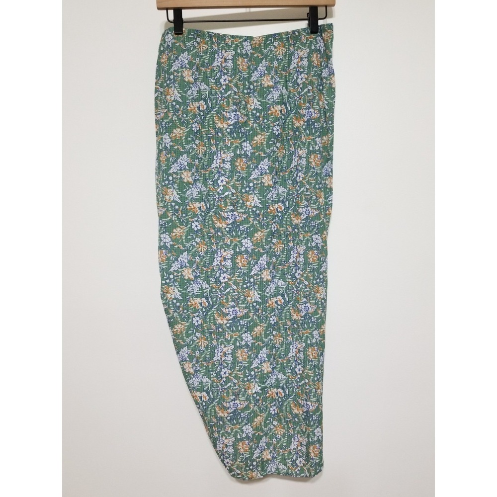Veronica Beard Hazel Floral Asymmetric Ruffle Skirt Seafoam NWT Size M $298 - Picture 7 of 16